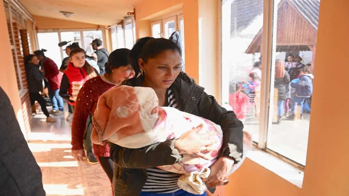 Refugiados ucranianos / AFP