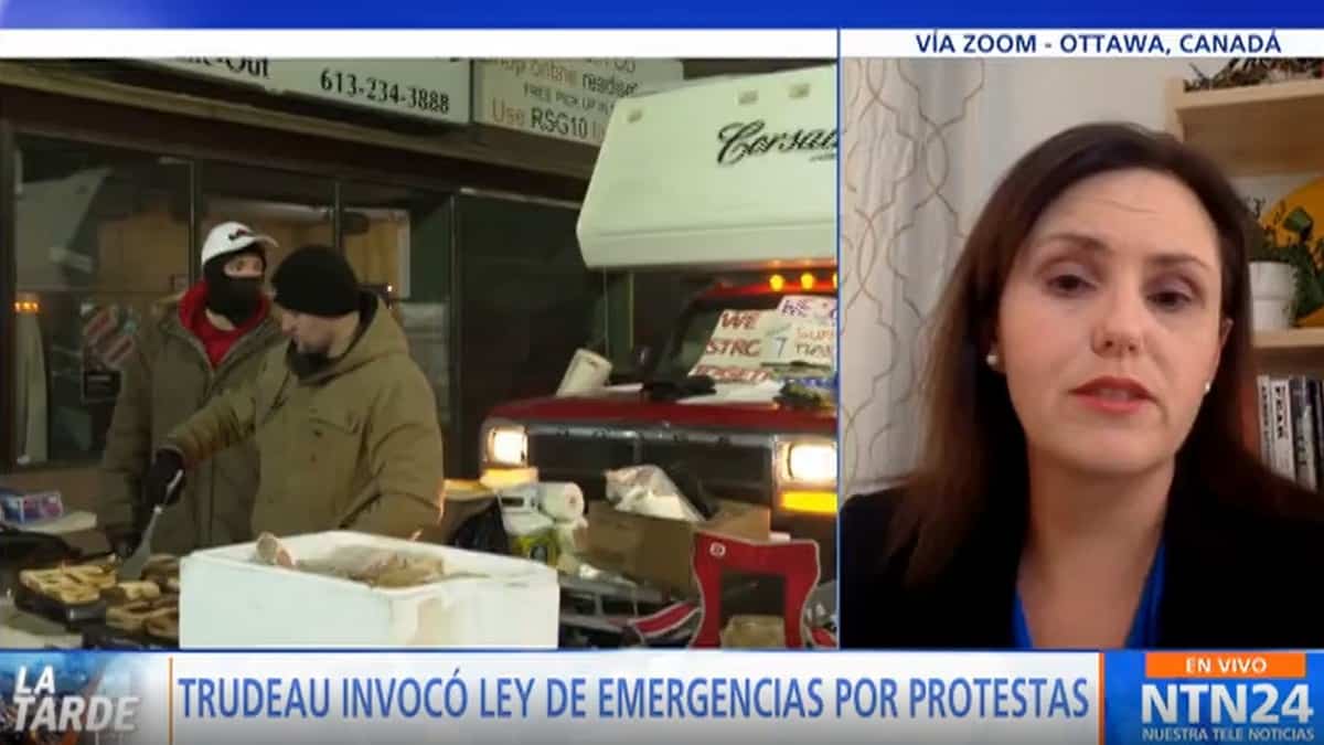 “La estrategia de las marchas en Canadá es molestar y amenazar a la gente”: Regina Bateson