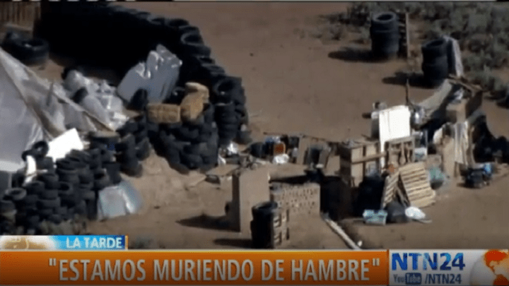 Remolque en el desierto de EE. UU.