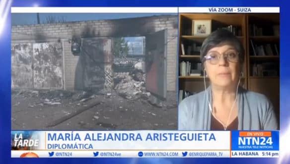 “Nadie puede obligar a los ucranianos a migrar”: María Alejandra Aristeguieta