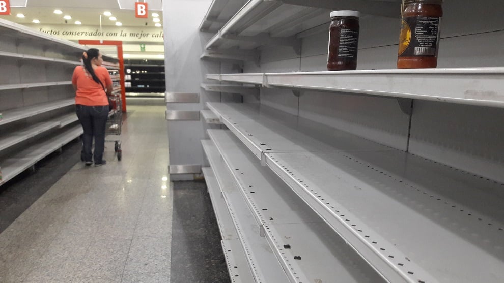 Supermercados vacíos en Venezuela/ Foto: EFE