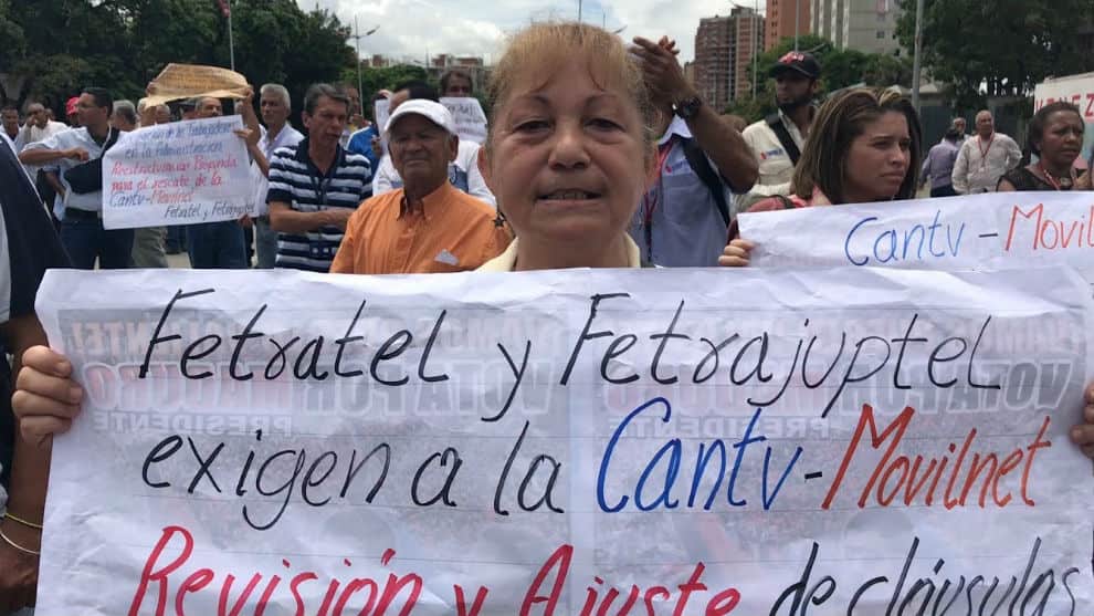 Trabajadores de Cantv