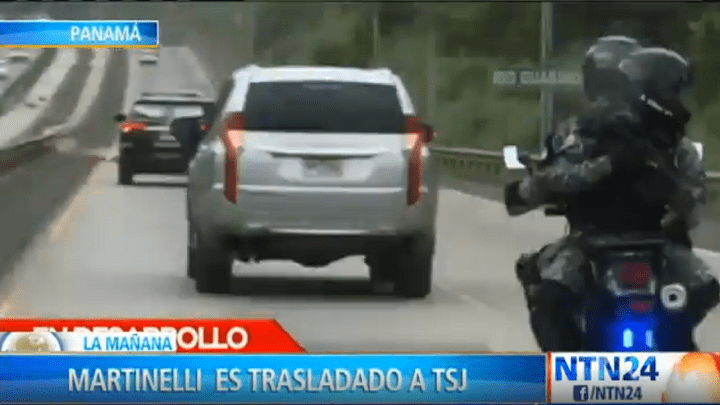 Martinelli fue trasladado