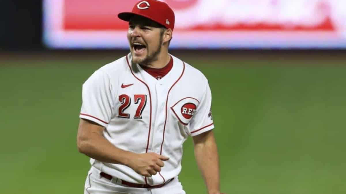 Trevor Bauer con los Rojos de Cincinnati. Foto: AFP