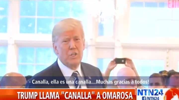 Trump y Omarosa