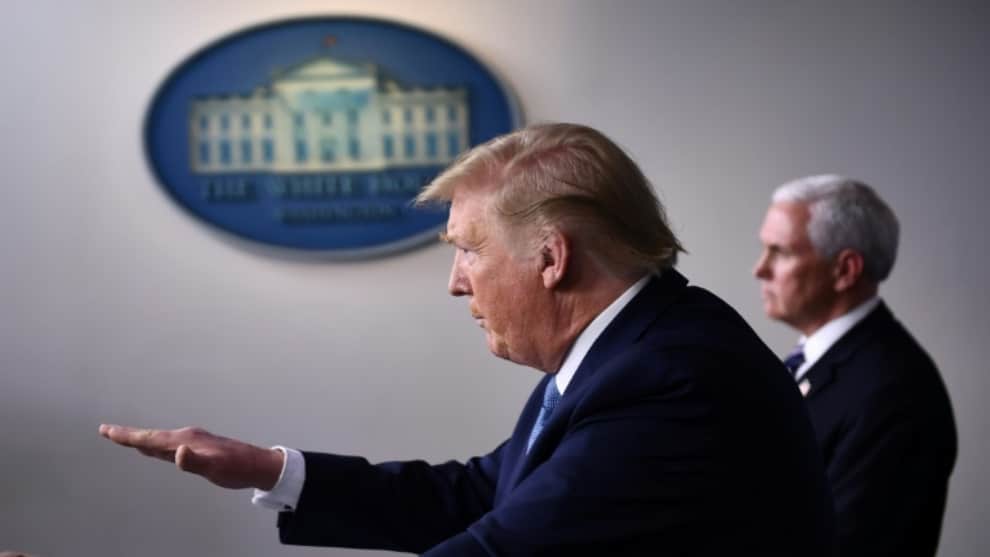 Trump ofreció asistencia a Chile frente a la pandemia