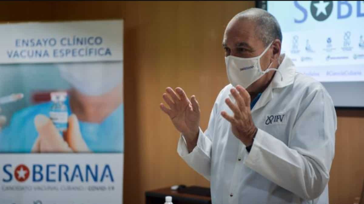 Vicente Vérez, director del Instituto Finlay de Vacunas de la Habana, Cuba. Foto: Getty Images Vicente Vérez, director del Instituto Finlay de Vacunas de la Habana, Cuba. Foto: Getty Images