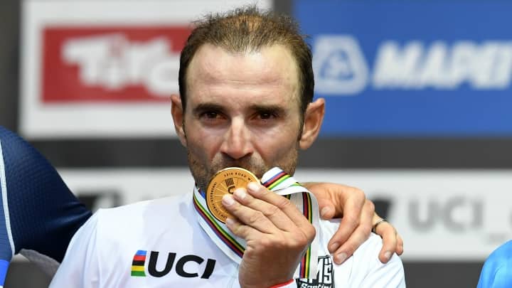 Alejandro Valverde, campeón Mundial de ciclismo con 38 años