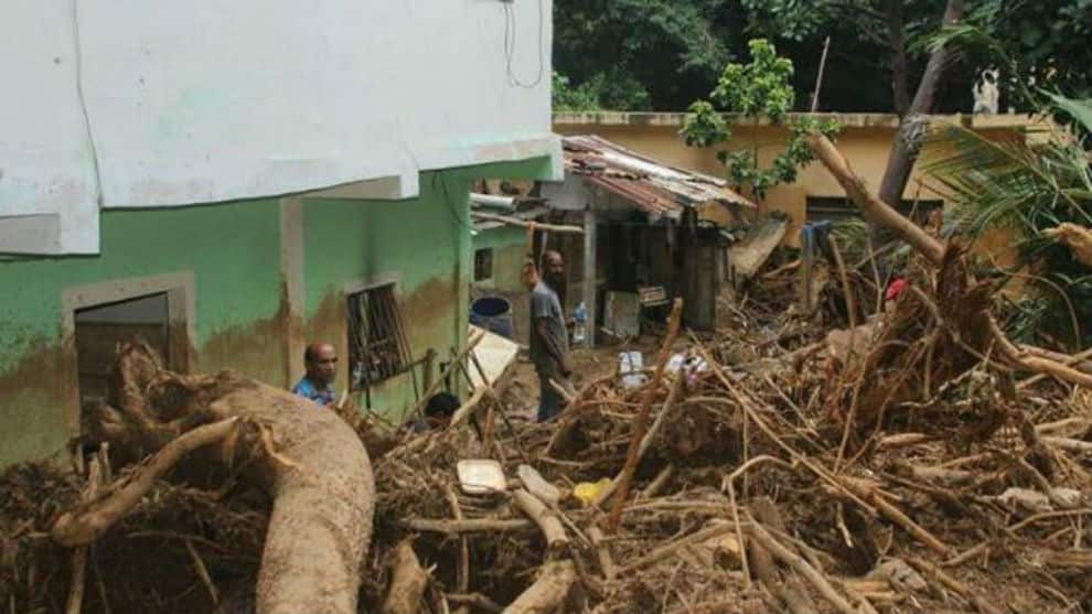 Afectaciones por lluvias en Vargas