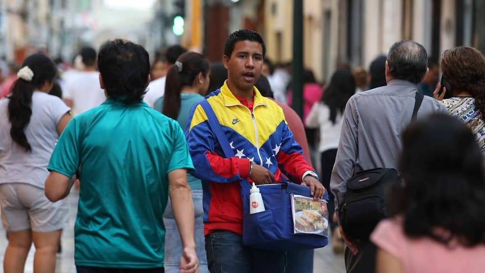 Venezolano en Perú/ Foto: EFE
