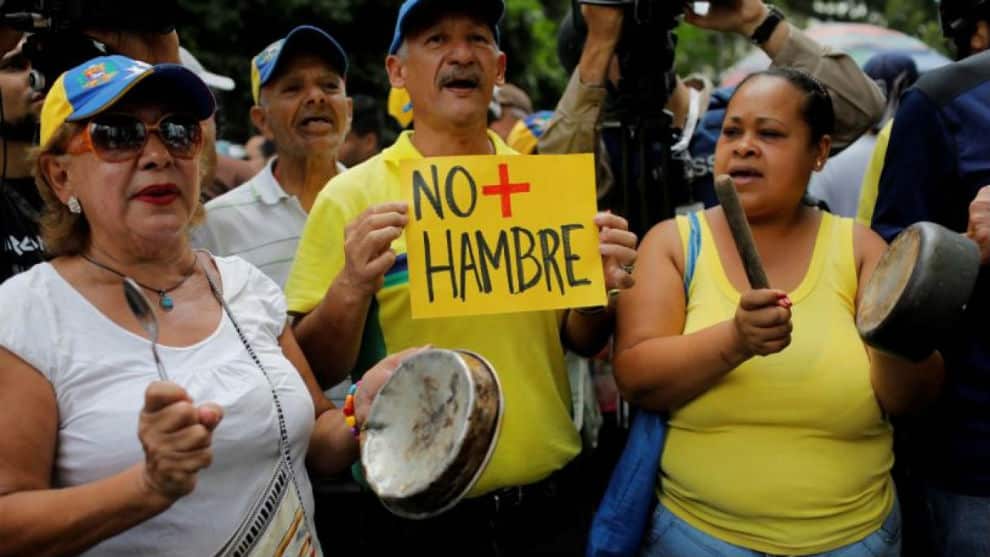 Venezolanos tienen una alimentación escasa