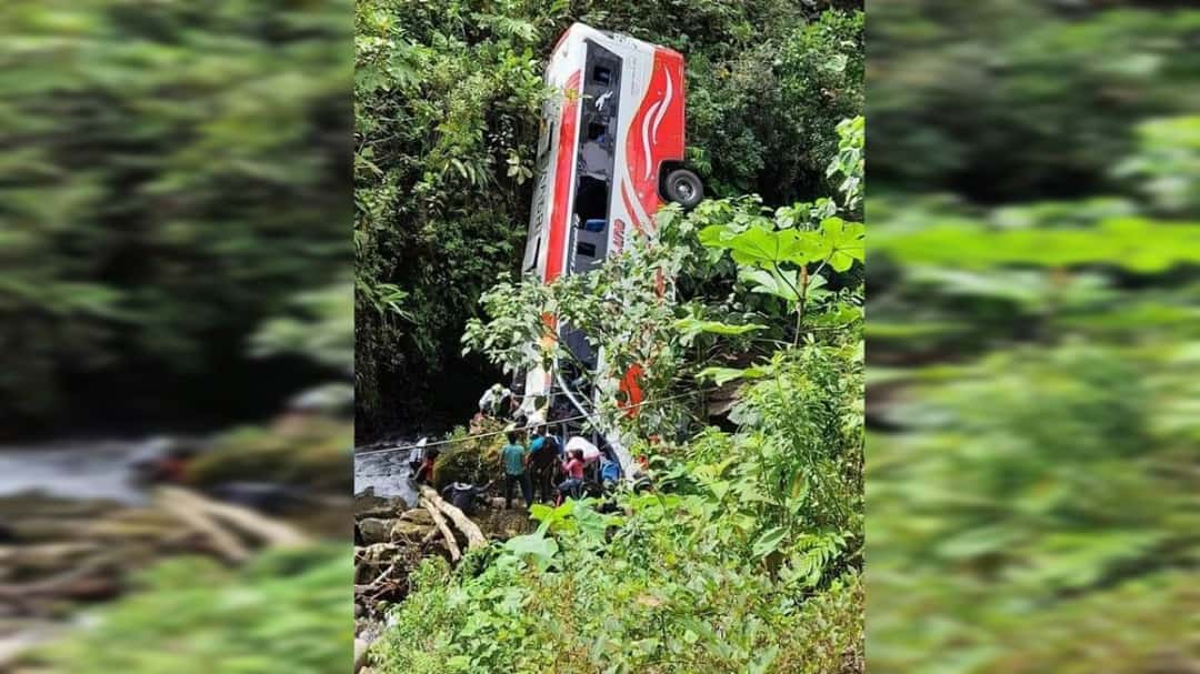 Accidente vial / Captura de video