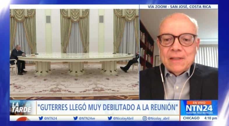 “El Gobierno de Rusia no está comprometido con un cese el fuego”: Eduardo Ulibarri