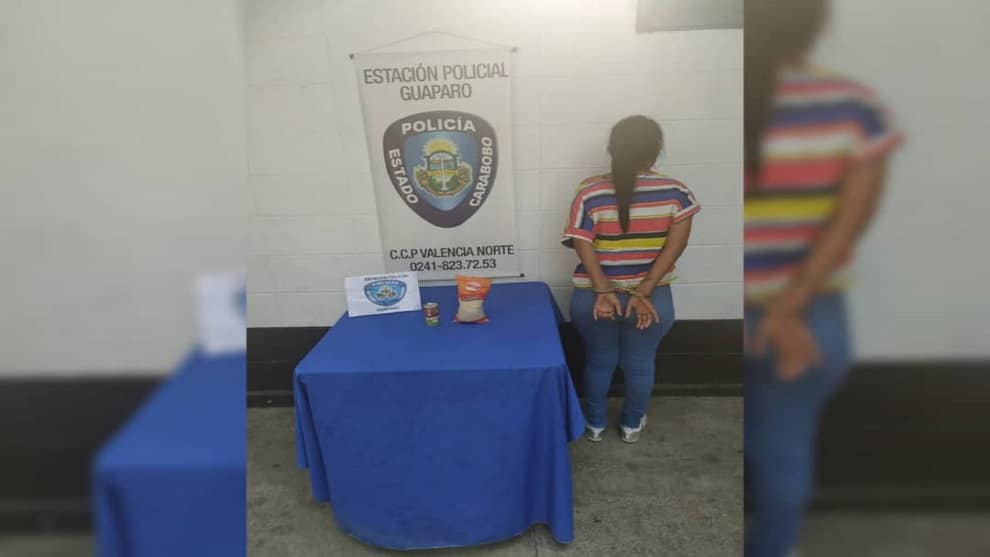 Policía de Maduro detuvo a una mujer por hurtar un kilo de arroz en Carabobo